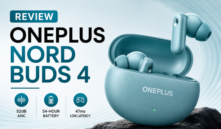 OnePlus Nord Buds 4 Review: 52dB ANC, 54-Hour Battery & Deep Bass Under ₹3,299