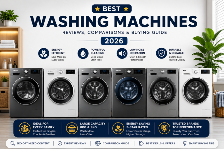 Best Washing Machines in India 2026: Top 8Kg & 9Kg Picks
