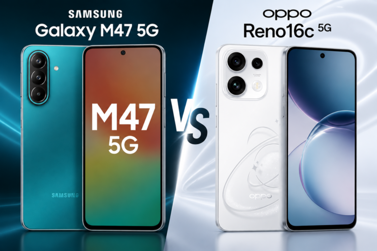 Samsung Galaxy M47 5G vs OPPO Reno16c 5G: Which Smartphone Should You Buy in India? (2026)